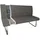 MCW Sitzbank G55 Grau-Braun 180 x 99 x 68 cm