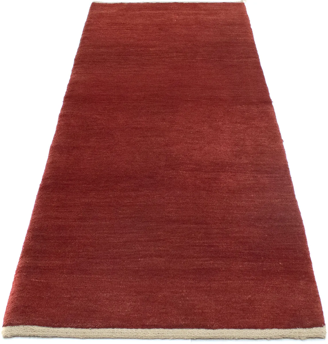 morgenland Wollteppich »Gabbeh Teppich handgeknüpft rot«, rechteckig, handgeknüpft morgenland Rot B/L: 85 cm x 245 cm