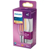 Philips LED-Leuchtmittel E14 Kerzenform 6,5 W 806 lm 9,7 x 3,5 cm (H x Ø)