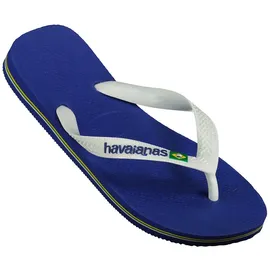 havaianas Brasil Logo Blau 43
