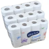 Marabellas Shop Papierküchenrolle 12 Rollen á 50 Blatt Küchenrolle Big Soft 2-lagig Haushaltsrolle, 2-lagig weiß