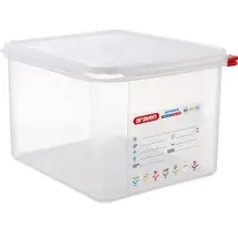 Araven Gastronormbehälter mit Deckel 200 x 160 x 200 mm 1-tlg. transparent
