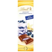Lindt Schokolade Joghurt Heidelbeer-Vanille | 100 g Tafel | Vollmilch-Schokolade mit erfrischender Joghurt-Heidelbeer-Vanille Crème | Kühl genießen | Schokoladentafel | Schokoladengeschenk