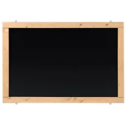 Wetterfeste Outdoor Kreidetafel mit Holzrahmen / Eiche 155x55cm