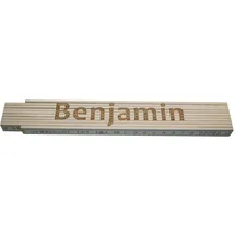 Heka Zollstock Benjamin 2 m, weiß