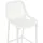 deluke Barhocker, Weiß, Kunststoff, 45x105x53 cm, Esszimmer, Barmöbel, Barhocker