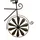 DanDiBo Ambiente Gartenstecker Metall Fahrrad XL 135 cm Braun