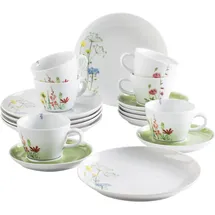 Kahla Five Senses Wildblume Kaffeeservice 18-tlg. grün