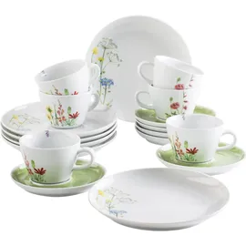 Kahla Five Senses Wildblume Kaffeeservice 18-tlg. grün