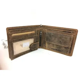 GREENBURRY Vintage Herren Geldbörse braun