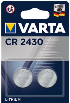 Varta Electronics CR 2430 2er Blister Knopfzelle