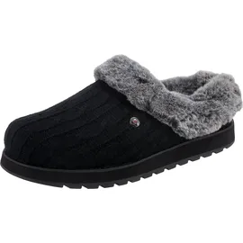 SKECHERS Slipper, Fabric schwarz grau),