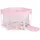 Cangaroo Laufstall Playbox klappbar Matratze Tragetasche Öffnung Reiselaufstall rosa