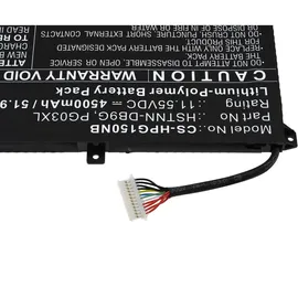 AccuCell Akku passend für Laptop HP Pavilion Gaming 15/ Typ HSTNN-DB9G / PG03XL(Bauform genau beachten!) - 11,55V - 4500 mAh