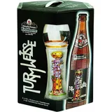 Kuchlbauer Sevenpack Weihnachten Geschenkbox Weissbier 6x0,5l Glas Geschenkset - 3 l