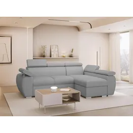 Mirjan24 Ecksofa Cord 2R+LC Grau