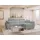 Mirjan24 Ecksofa Cord 2R+LC Grau