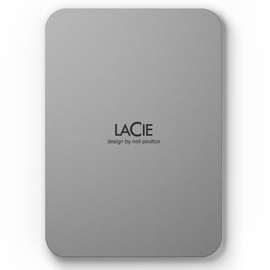 LaCie Mobile Drive (1 TB), externe Festplatte, silber,