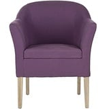 SAFAVIEH Boho Wooden Accent Chair, in Purple