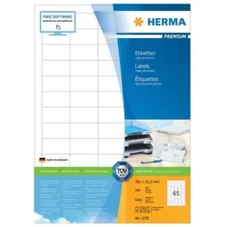 Etikett PREMIUM 4282 210x148,5mm weiß 200er-Pack - weiß