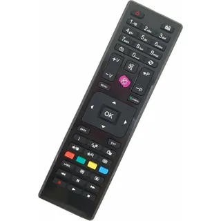 Ersatz Telefunken TV Fernbedienung D32H285R4 | D32H287M4 | D32H287Q4 | D32H289N3C | D39F185M3W - Schwarz