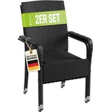 Juskys Yoro Polyrattan Gartenstuhl