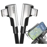 PAXO 15 cm Micro USB Ladekabel kompatibel mit Bosch Smartphone Grip, Micro USB Kabel, passend für Bosch Smart System Fahrradcomputer: Smartphone Hub, Grip & Cobi Bike