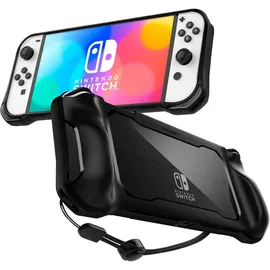 SPIGEN Rugged Armor Hülle Schwarz Nintendo Switch