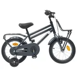 vidaXL Kinderfahrrad 14 Zoll grau