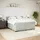 vidaXL Boxspringbett 180 x 200 cm Hellgrau