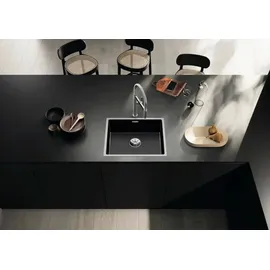 Blanco Claron 500-IF rechts Einbauspüle Edelstahl Handbetätigung 540 x 440 mm