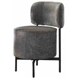 Feeling4Home Stuhl 2er-Set Esszimmerstuhl Boutaila Drehbar - Boucle, Grau, Drehbar grau