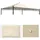 MCW Ersatzbezug Dach Pergola Calpe 3x3m Creme