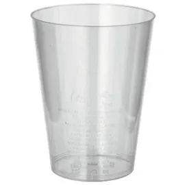Papstar Plastikbecher 0,2 l Glasklar 50 St.