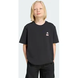 adidas Marvel Spider-MAN Graphics Tee, Black/Off White, 7-8 Years