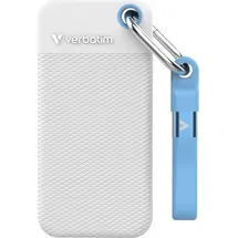 Verbatim Pocket SSD 2 TB USB 3.2 Gen2 Weiß/Hellblau 32321