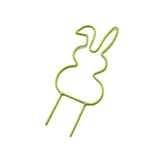 NaDeco Metall Stecker Osterhase, ca.10 cm, in 5 Farben wählbar | Blumenstecker Hase aus Metall | Osterdeko | Frühlingsdeko | Osterhase für Pflanzentöpfe | Deckostecker Metall, Farbe:Apfelgrün