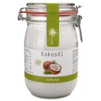 BIO Kokosöl nativ 1000 ml - 100 % naturrein - bioKontor - Bügelglas