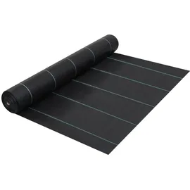 vidaXL Unkrautfolie Schwarz 200 x 10000 cm