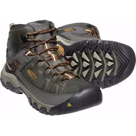 Keen Targhee 3 Mid Waterproof Wanderstiefel, Black Olive Golden Brown, 48 EU