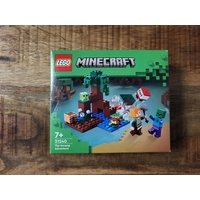 LEGO® Minecraft: Das Sumpfabenteuer (21240), Spielzeugset mit Alex und Zombie