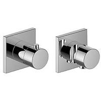 Keuco IXMO Set Thermostat 59753010022 Fertigset, Umstellventil, Schlauchanschluss, eckig