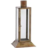 Chic Antique Kerzenständer mit Deko Fenster 16 cm |
