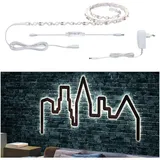 Paulmann FlexLED 3D Basis-Set 1,5 m Warmweiß Leuchtschrift selber machen