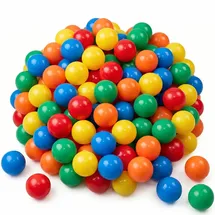 LittleTom Bällebad-Bälle, Mehrfarbig, Kunststoff, Rund, 7x7x7 cm, unisex, Spielzeug,