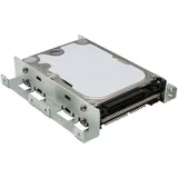 InLine InLine® HDD/SSD Einbauschienen, 2x 6,35cm (2,5") zu 8,89cm (3,5"), schwarz