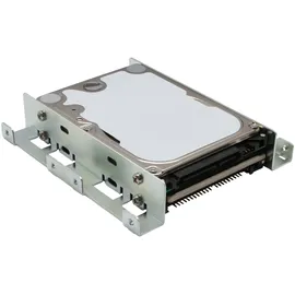 InLine InLine® HDD/SSD Einbauschienen, 2x 6,35cm (2,5") zu 8,89cm (3,5"), schwarz