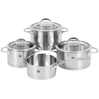 Zwilling Essence Topf-Set 4-tlg. 2 x Kochtopf + Bratentopf + Stielkasserolle