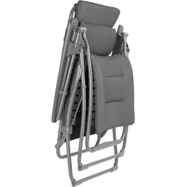Lafuma Futura BeComfort Relaxsessel 70 x 83 x 117 cm silber klappbar