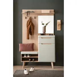 Home Affaire Torge Garderobenschrank 107 x 34 x 197 cm braun